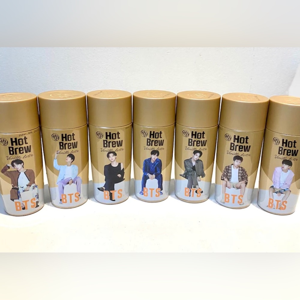 BTS Special BE Edition Hot Brew Vanilla Latte Coffee